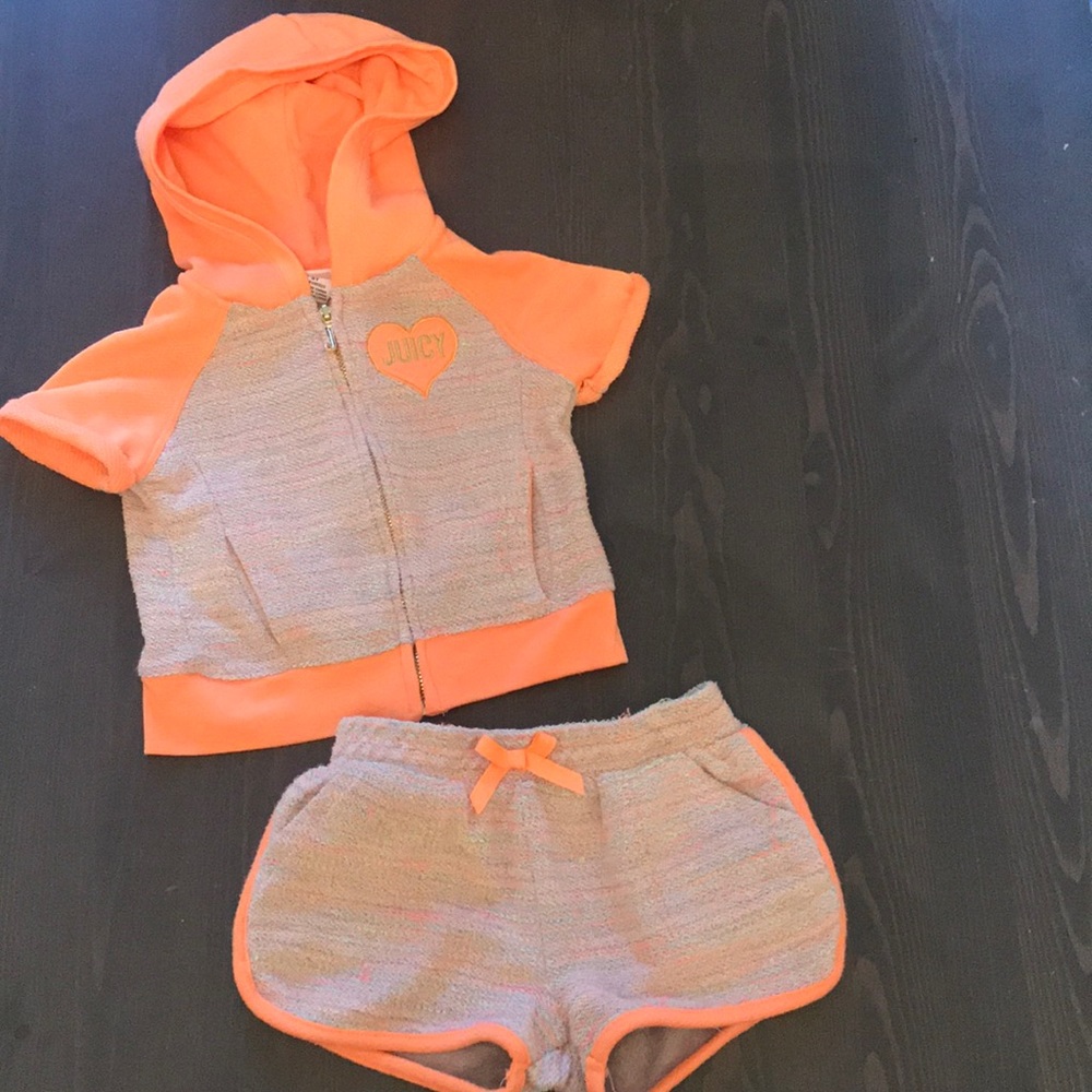 Juicy Couture Hoodie short set